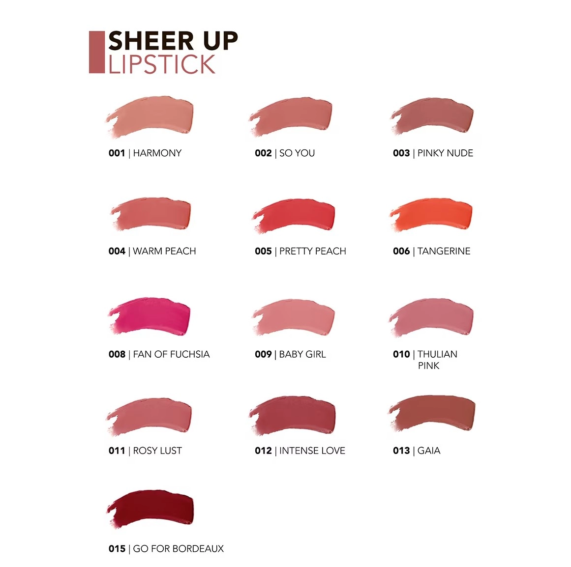 Flormar, Sheer Up Lipstick, Nemlendirici, Parlak Ruj - No: 009 Baby Girl
