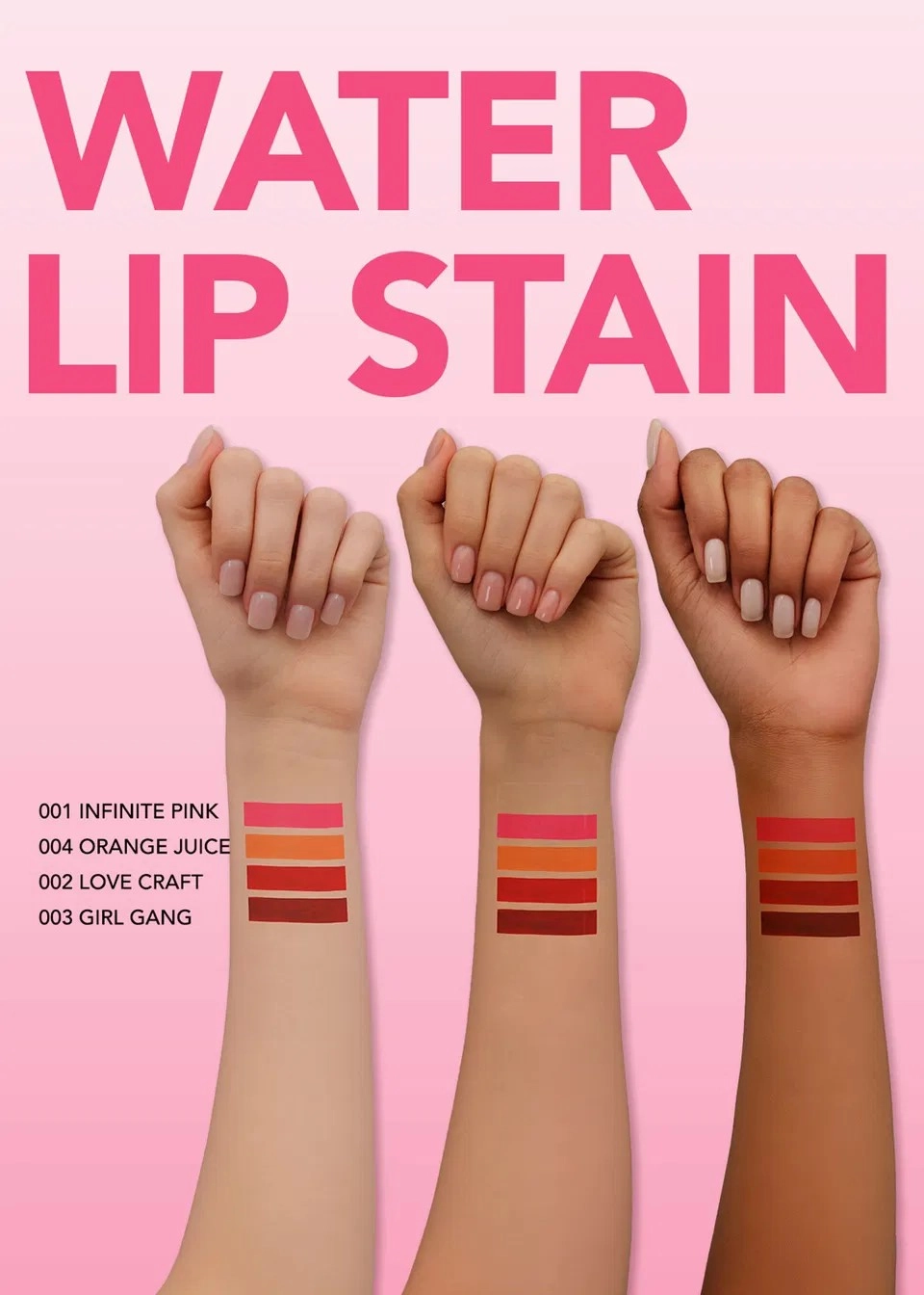 Flormar, Water Lip Stain, Su Bazlı & Kalıcı Dudak Renklendiricisi - 003 Girl Gang