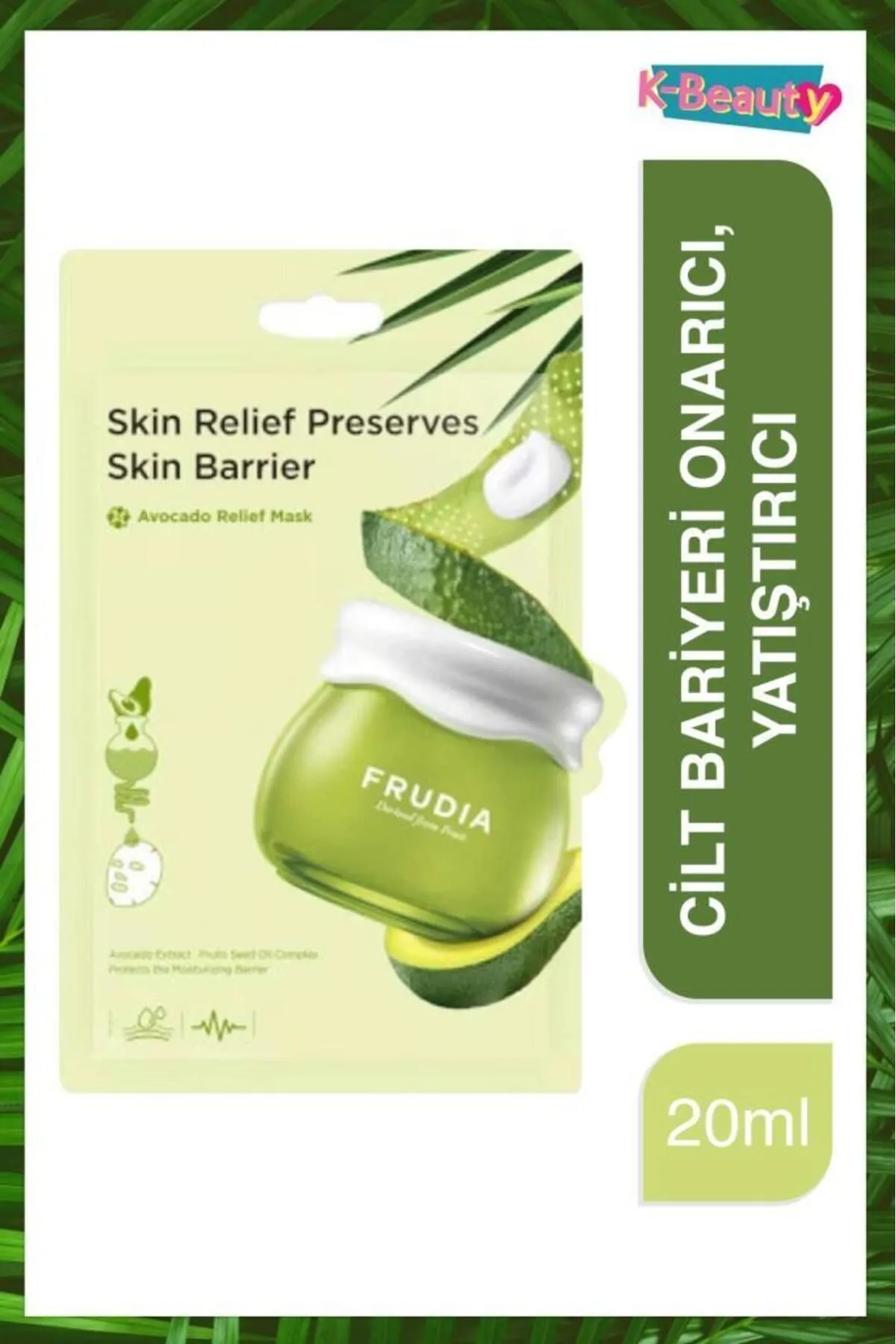 Frudia, Avocado Relief, Yüz Maskesi