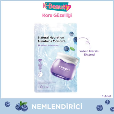 Frudia Blueberry Nemlendirici Yüz Maskesi 