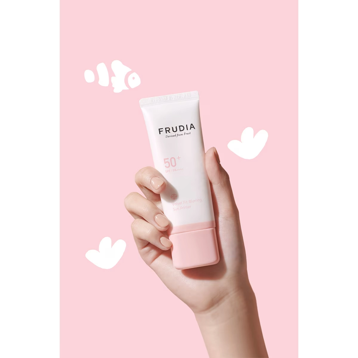 Frudia, Velvet Fit Yüz Güneş Kremi Makyaj Bazı SPF50+ PA++++ 40g