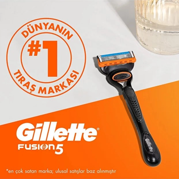Gillette Fusion5, Start Tıraş Makinesi + 2 Yedek Tıraş Bıçağı