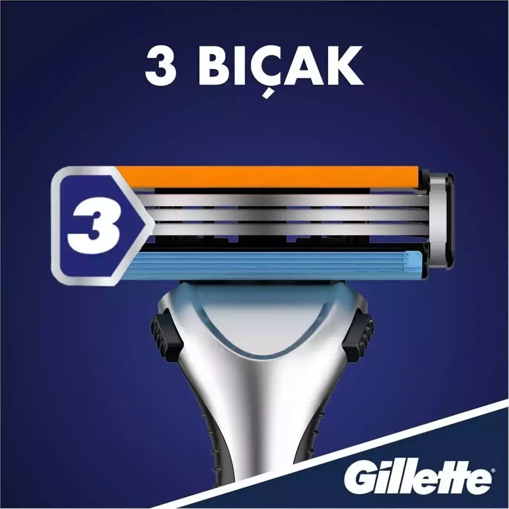 Gillette Sensor3 Tıraş Makinesi + 6 Yedek Tıraş Bıçağı