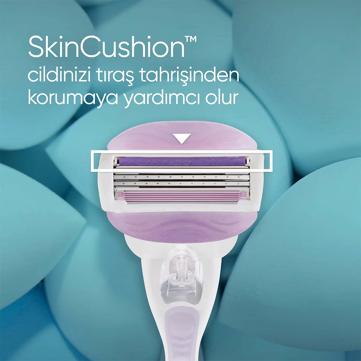 Gillette Venus, Comfortglide Breeze Tıraş Makinesi + 2 Adet Yedek Başlık