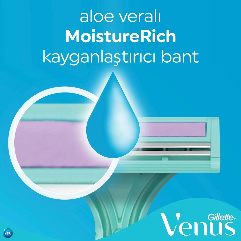 Gillette Venus, Simply 2 Kullan At, Kadın Tıraş Bıçağı - 4’lü Paket