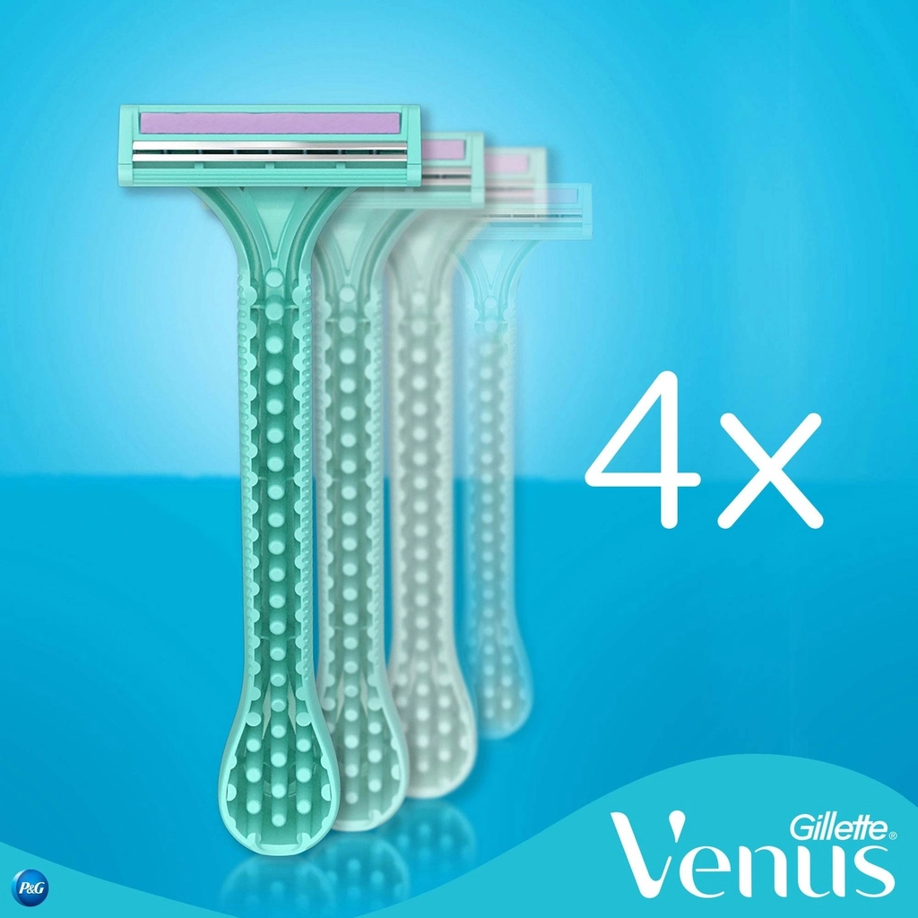 Gillette Venus, Simply 2 Kullan At, Kadın Tıraş Bıçağı - 4’lü Paket