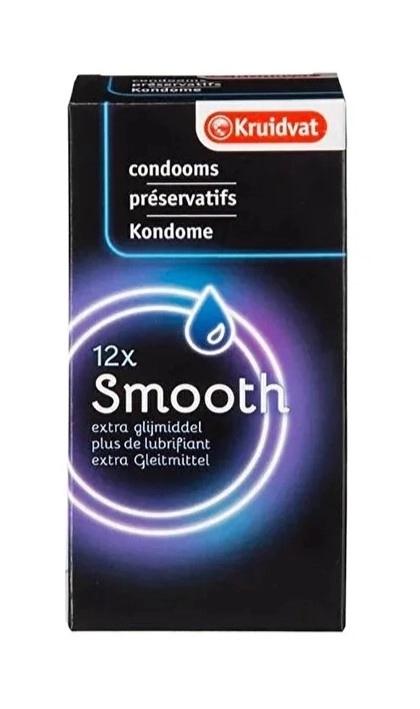 Kruidvat, Prezervatif Extra 12’li, Smooth