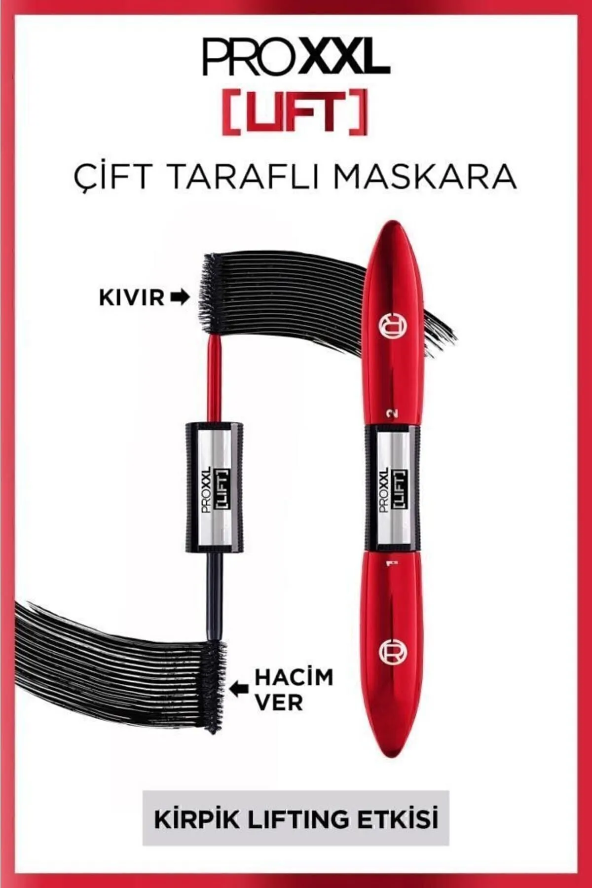 L’Oreal Paris, Pro Xxl Lift, Çift Taraflı Maskara