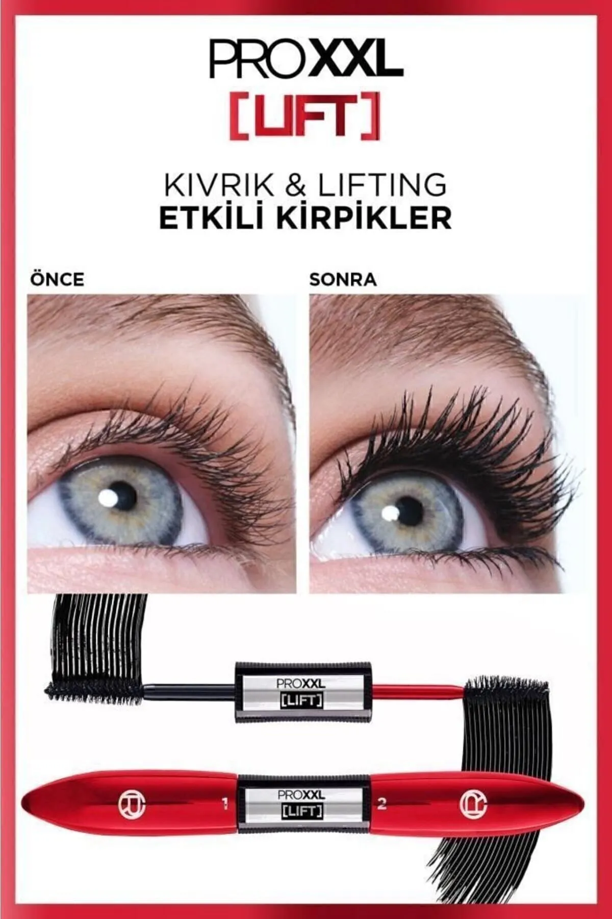 L’Oreal Paris, Pro Xxl Lift, Çift Taraflı Maskara