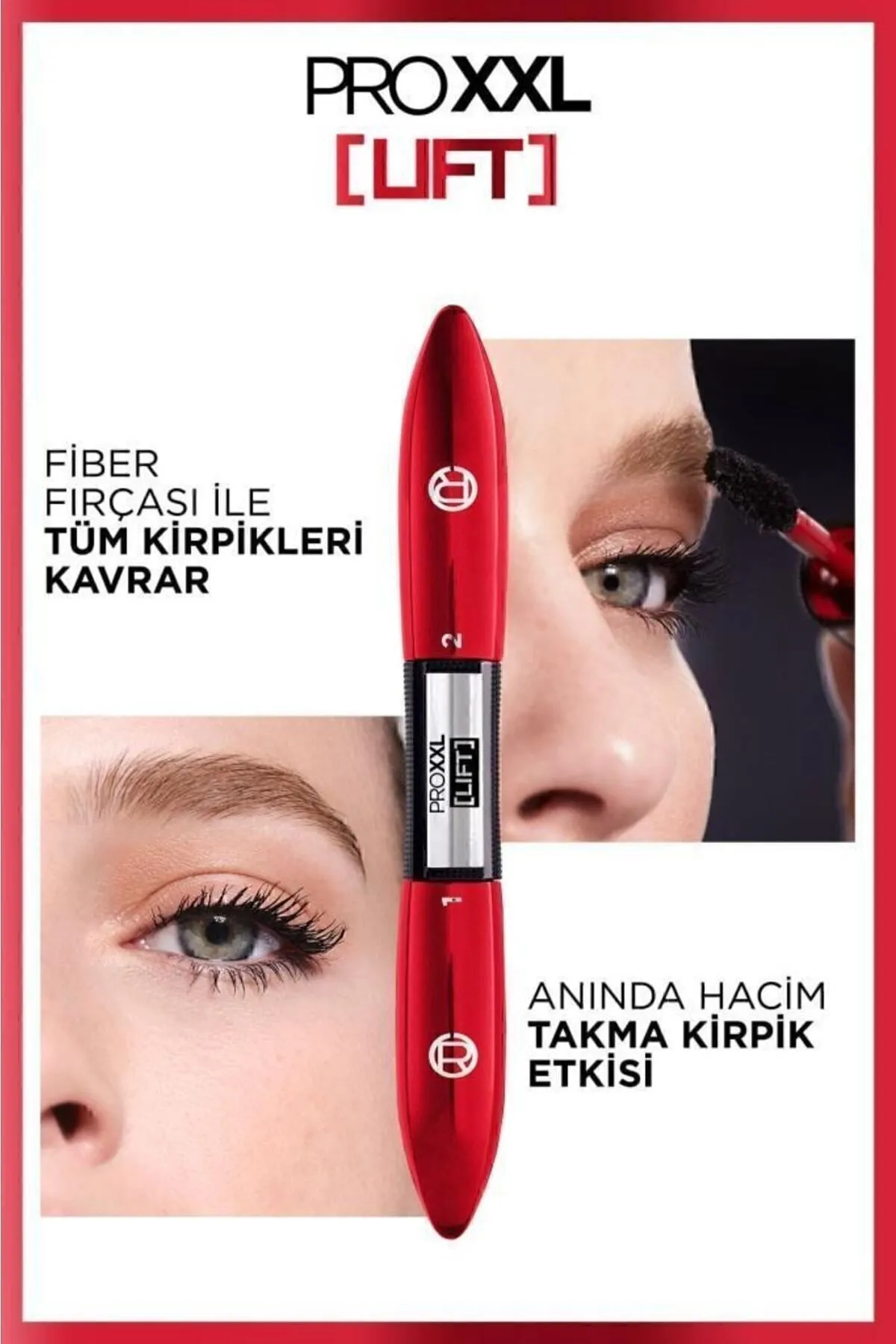 L’Oreal Paris, Pro Xxl Lift, Çift Taraflı Maskara