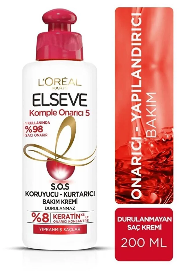L’Oréal Paris Elseve, SOS Koruyucu, Saç Bakım Kremi - 200 ml