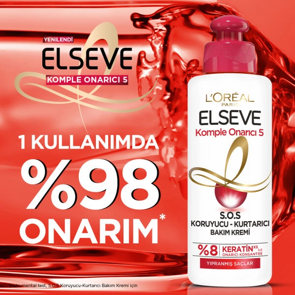 L’Oréal Paris Elseve, SOS Koruyucu, Saç Bakım Kremi - 200 ml