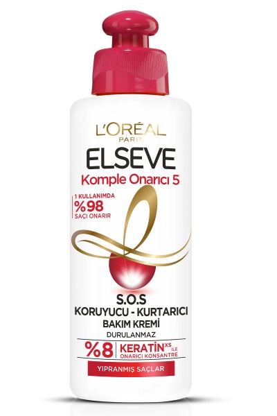 L’Oréal Paris Elseve, SOS Koruyucu, Saç Bakım Kremi - 200 ml