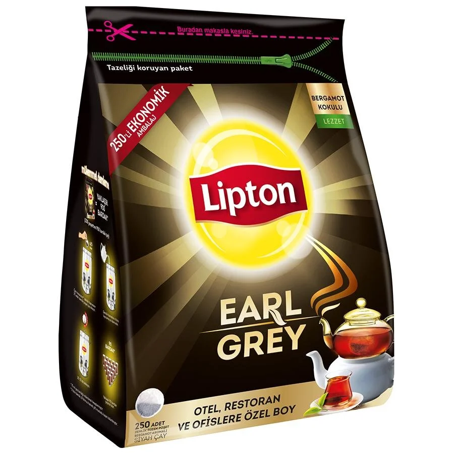 Lipton, Earl Grey, Demlik Poşet Çay - 250’ li