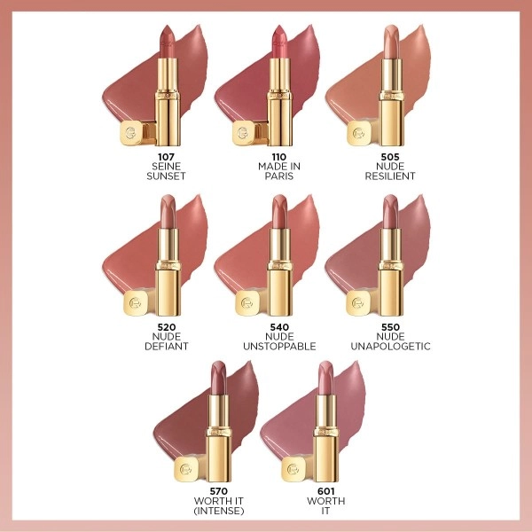 L’Oréal Paris, Color Riche Saten Bitişli Ruj - 520 Nude Defiant
