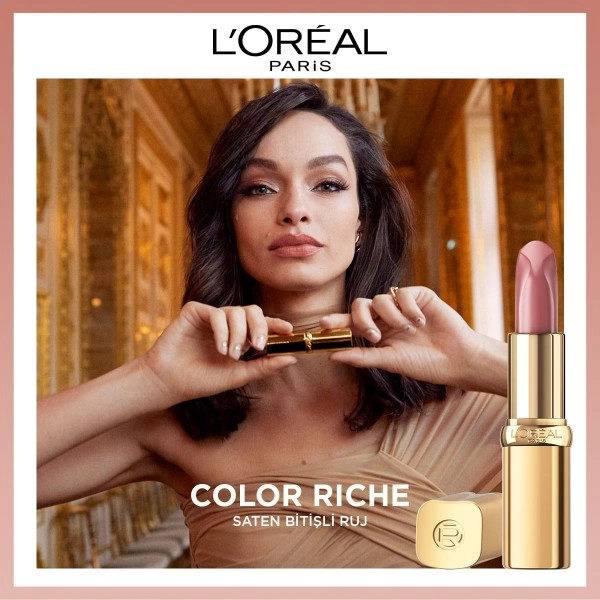 L’Oréal Paris, Color Riche Saten Bitişli Ruj - 520 Nude Defiant