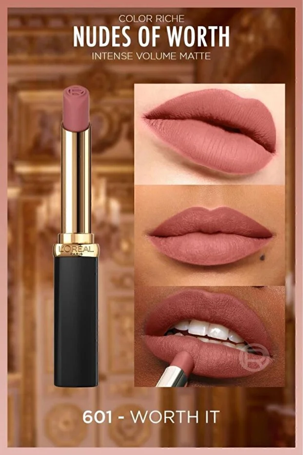 L’oreal Paris, Color Riche, Intense Volume Matte Ruj - 601 Worth It