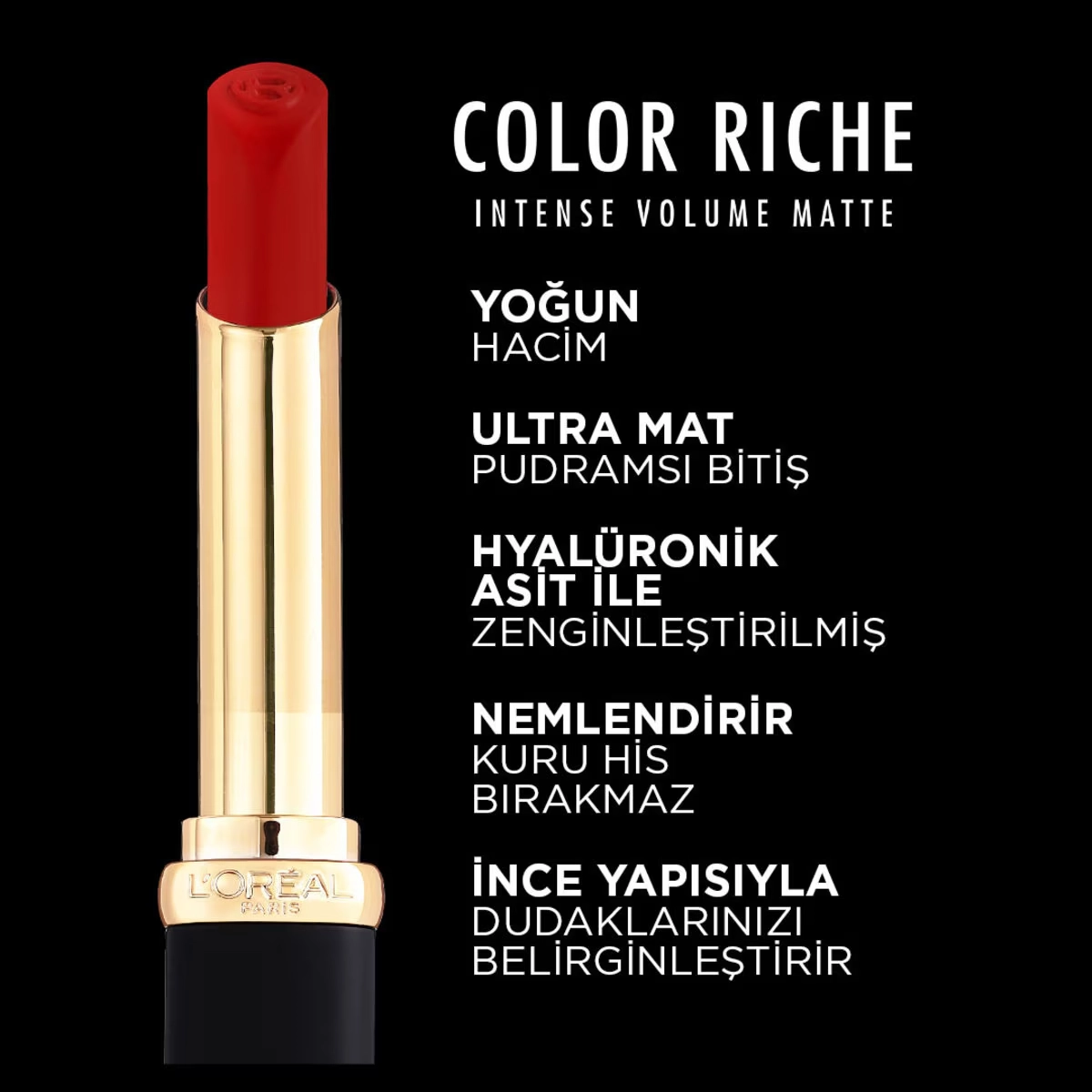 L’oreal Paris, Color Riche, Intense Volume Matte Ruj - 640 Nude Independant