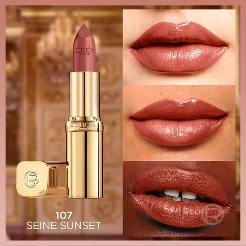 Loreal Paris, Color Riche Saten Bitişli Ruj - 107 Seine Sunset