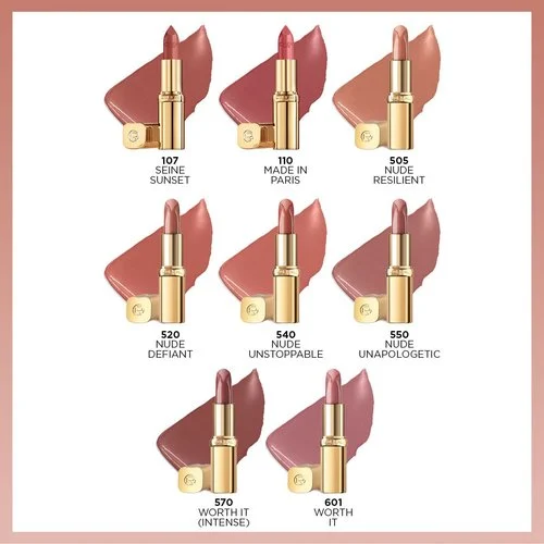 Loreal Paris, Color Riche Saten Bitişli Ruj - 107 Seine Sunset