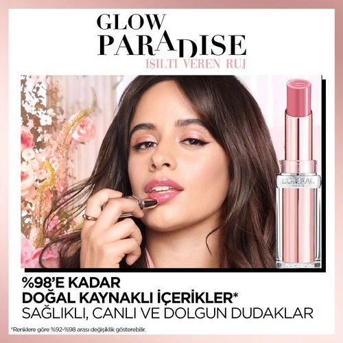Loreal Paris, Glow Paradise, Balm in Lipstick, Işıltı Veren Ruj - 191 Nude Heaven