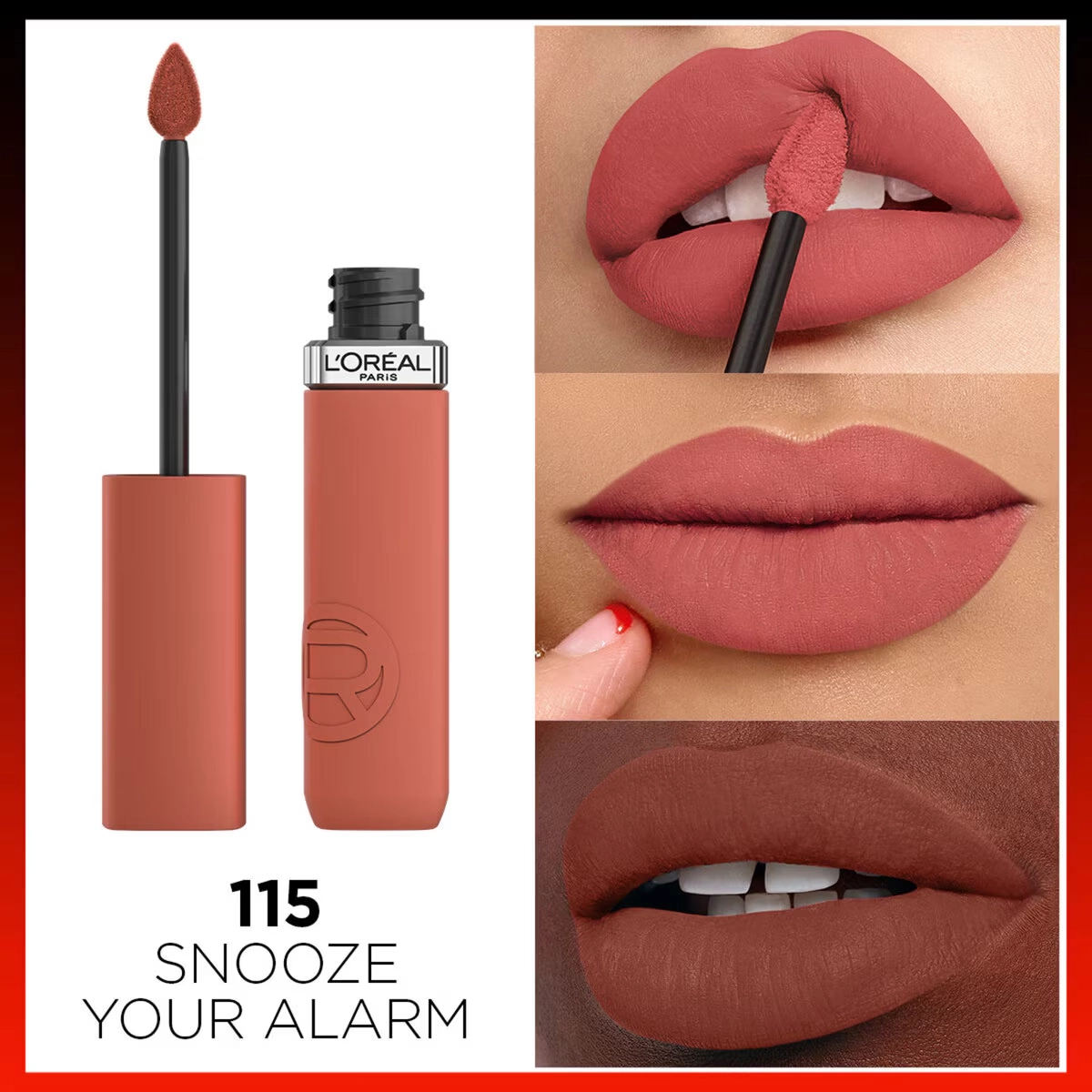 L’Oreal Paris, Infaillible Matte, Resistance Likit Mat Ruj - 115 Snooze Your Alarm