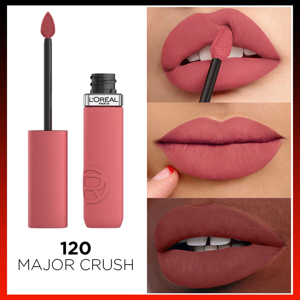 L’Oreal Paris, Infaillible Matte, Resistance Likit Mat Ruj - 120 Major Crush