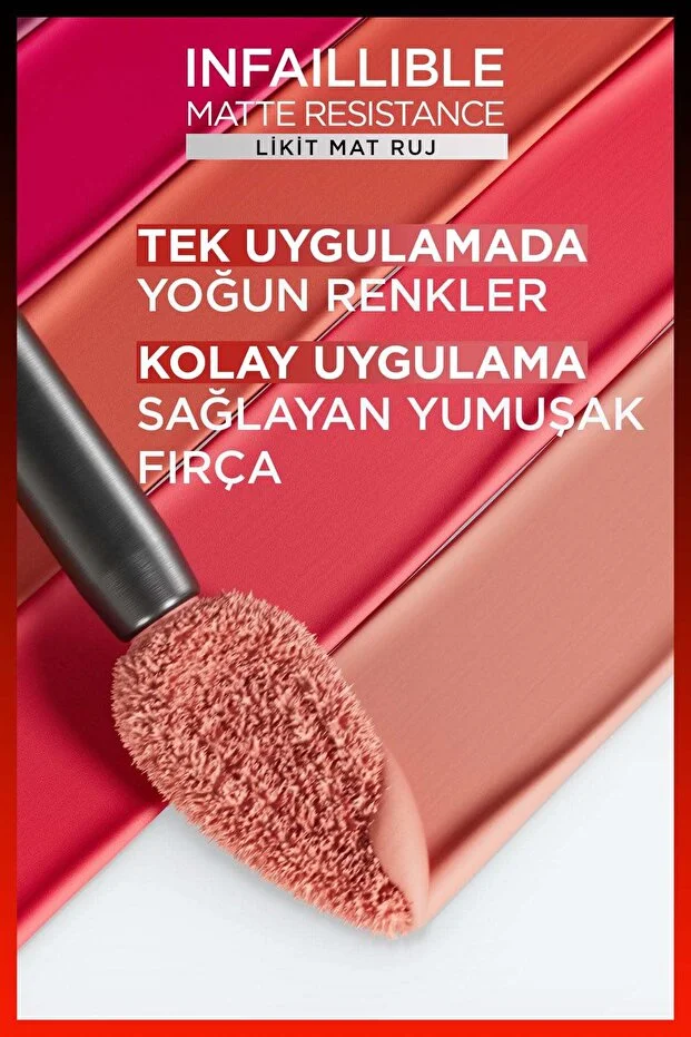 L’Oreal Paris, Infaillible Matte, Resistance Likit Mat Ruj - 230 Shopping Spree