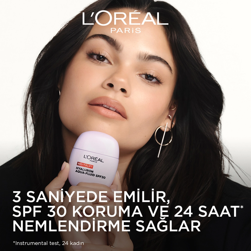 L’Oreal Paris, Revitalift, Hyaluronik Asit, SPF30 Korumalı, Nemlendirici Yüz Kremi - 40 ml