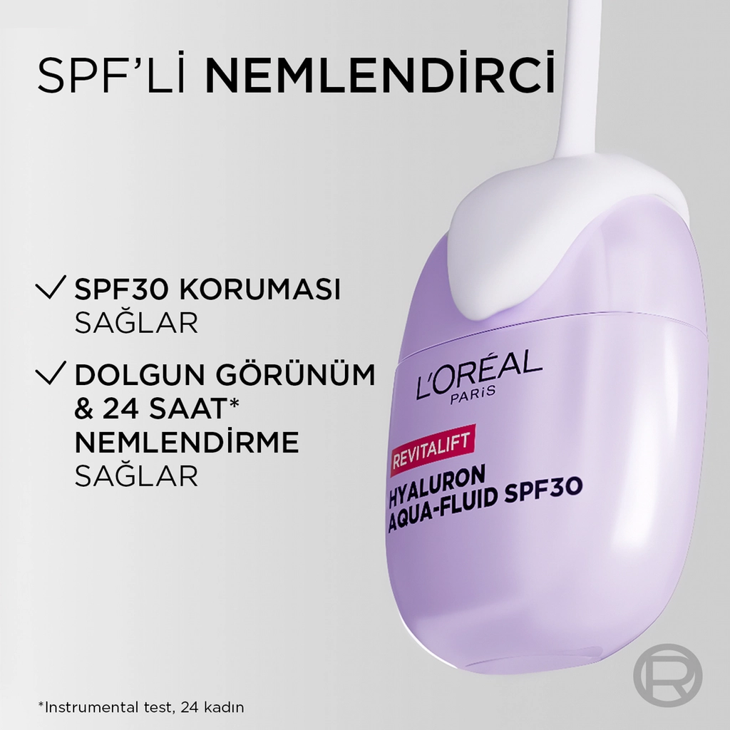 L’Oreal Paris, Revitalift, Hyaluronik Asit, SPF30 Korumalı, Nemlendirici Yüz Kremi - 40 ml