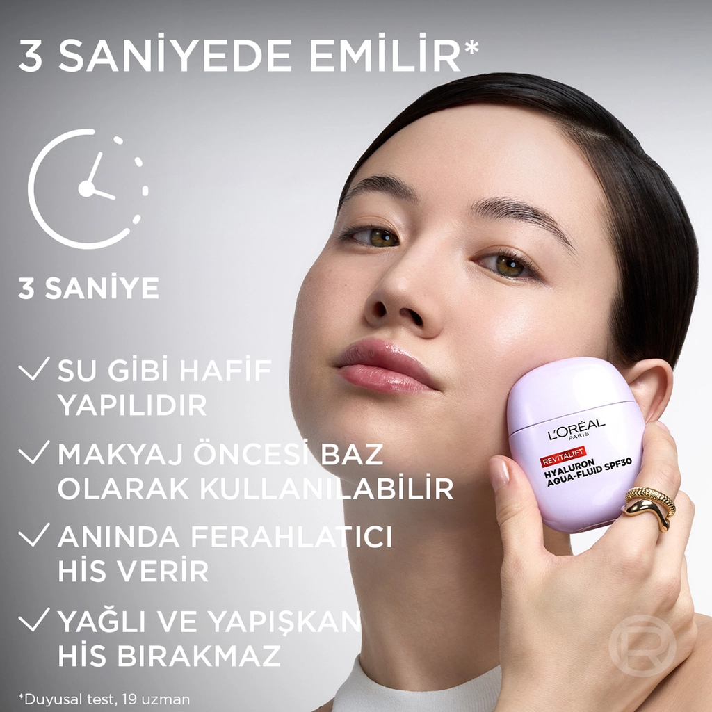 L’Oreal Paris, Revitalift, Hyaluronik Asit, SPF30 Korumalı, Nemlendirici Yüz Kremi - 40 ml