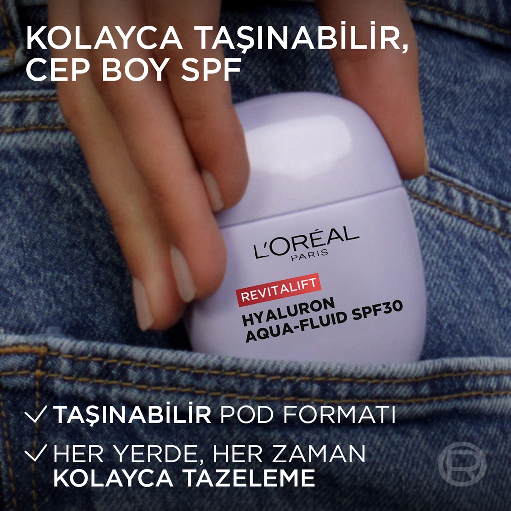 L’Oreal Paris, Revitalift, Hyaluronik Asit, SPF30 Korumalı, Nemlendirici Yüz Kremi - 40 ml