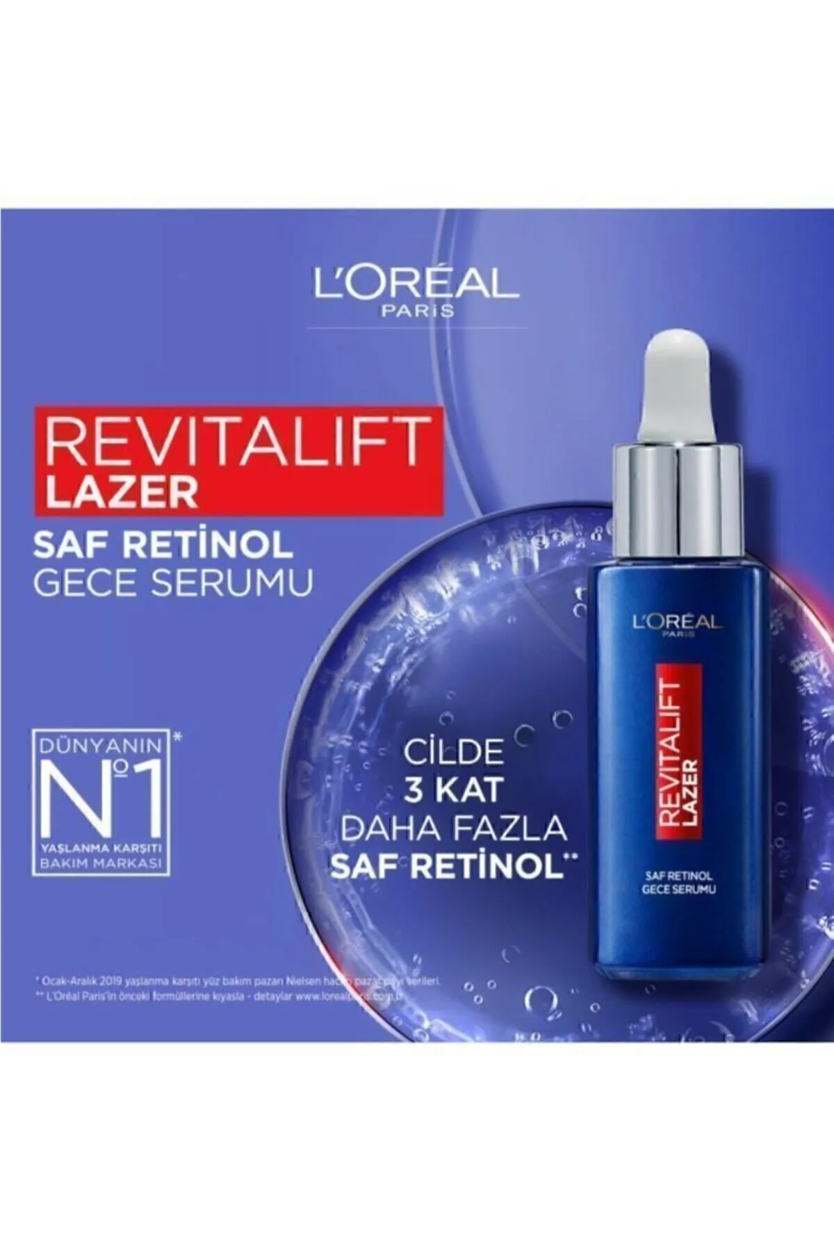 L’Oreal Paris, Revitalift Laser Gece Serumu, Retinol - 30 ml