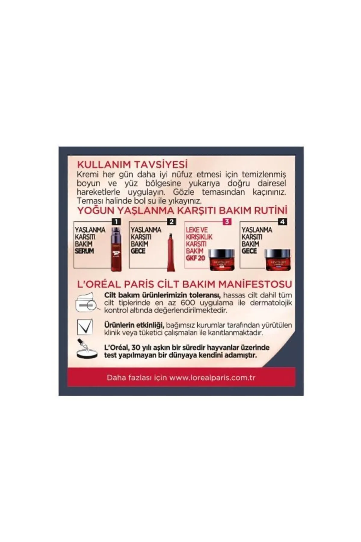 L’Oreal Paris, Revitalift Lazer X3, Leke ve Kırışıklık Karşıtı, Bakım Kremi - 50 ml