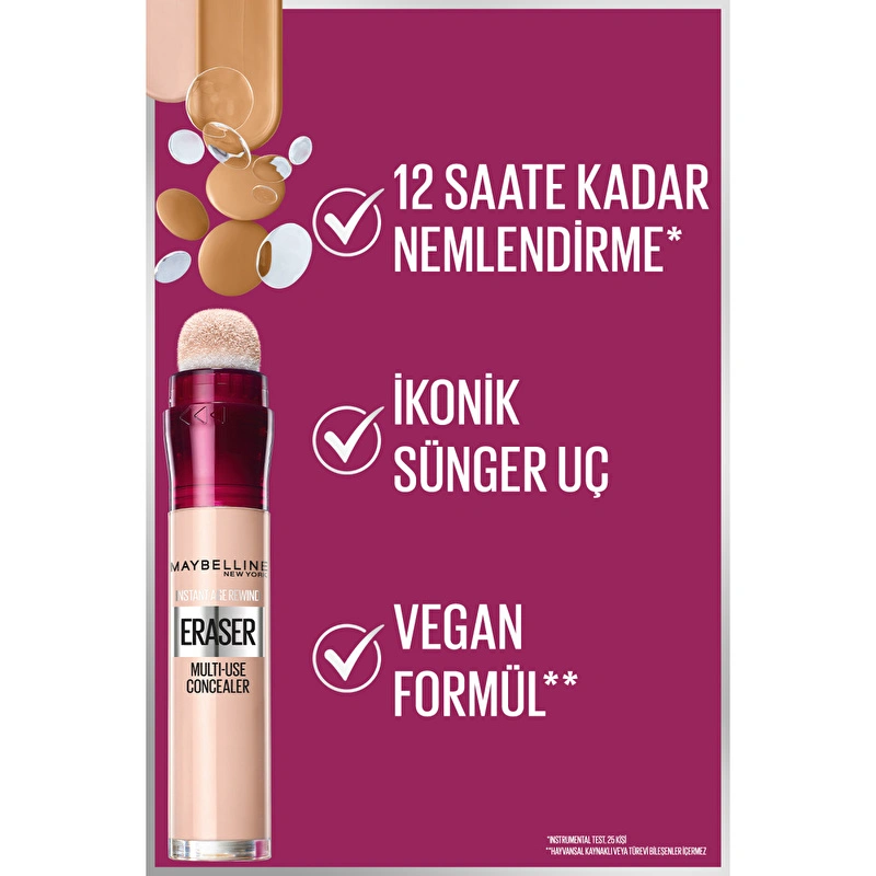 Maybelline New York, Instant Anti Age Eraser Kapatıcı - 00 Ivory