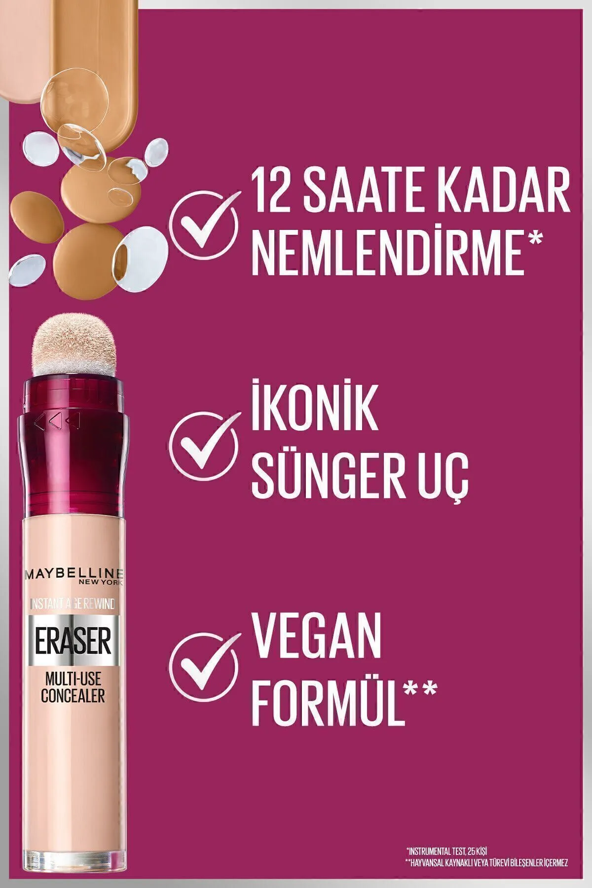 Maybelline New York Instant Anti Age Eraser Kapatıcı - 01 Light