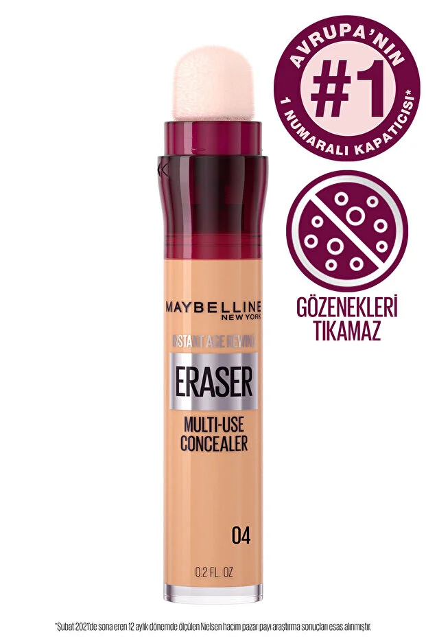 Maybelline New York Instant Anti Age Eraser Kapatıcı - 04 Honey Concealer