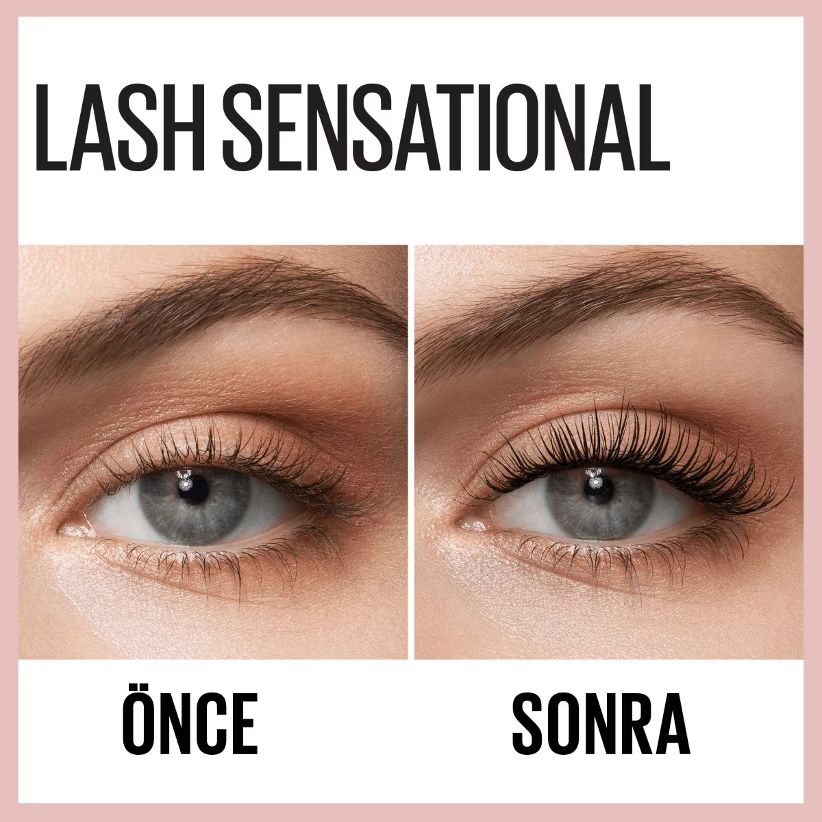 Maybelline New York, Lash Sensational, Yelpaze Etkili Maskara - Ekstra Siyah