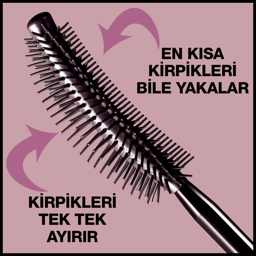 Maybelline New York, Lash Sensational, Yelpaze Etkili Maskara - Siyah