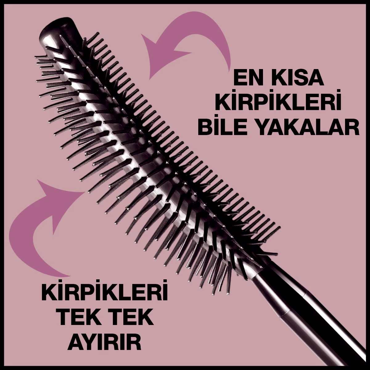 Maybelline New York, Lash Sensational, Yelpaze Etkili, Suya Dayanıklı Maskara - Siyah