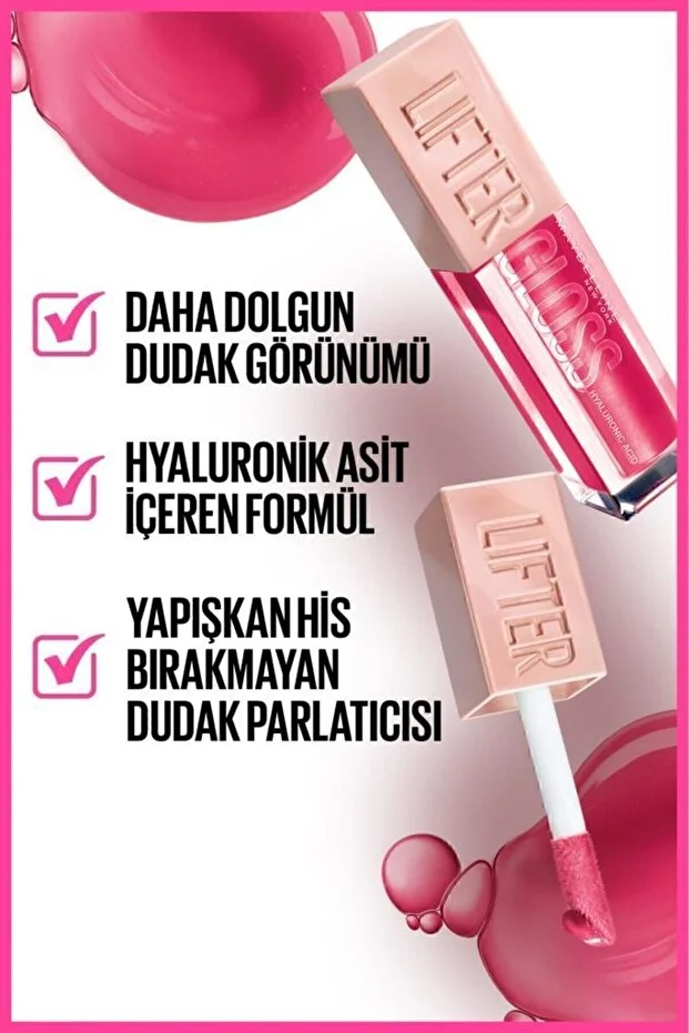 Maybelline New York, Lifter Gloss Nemlendirici Dudak Parlatıcısı - 23 Sweetheart