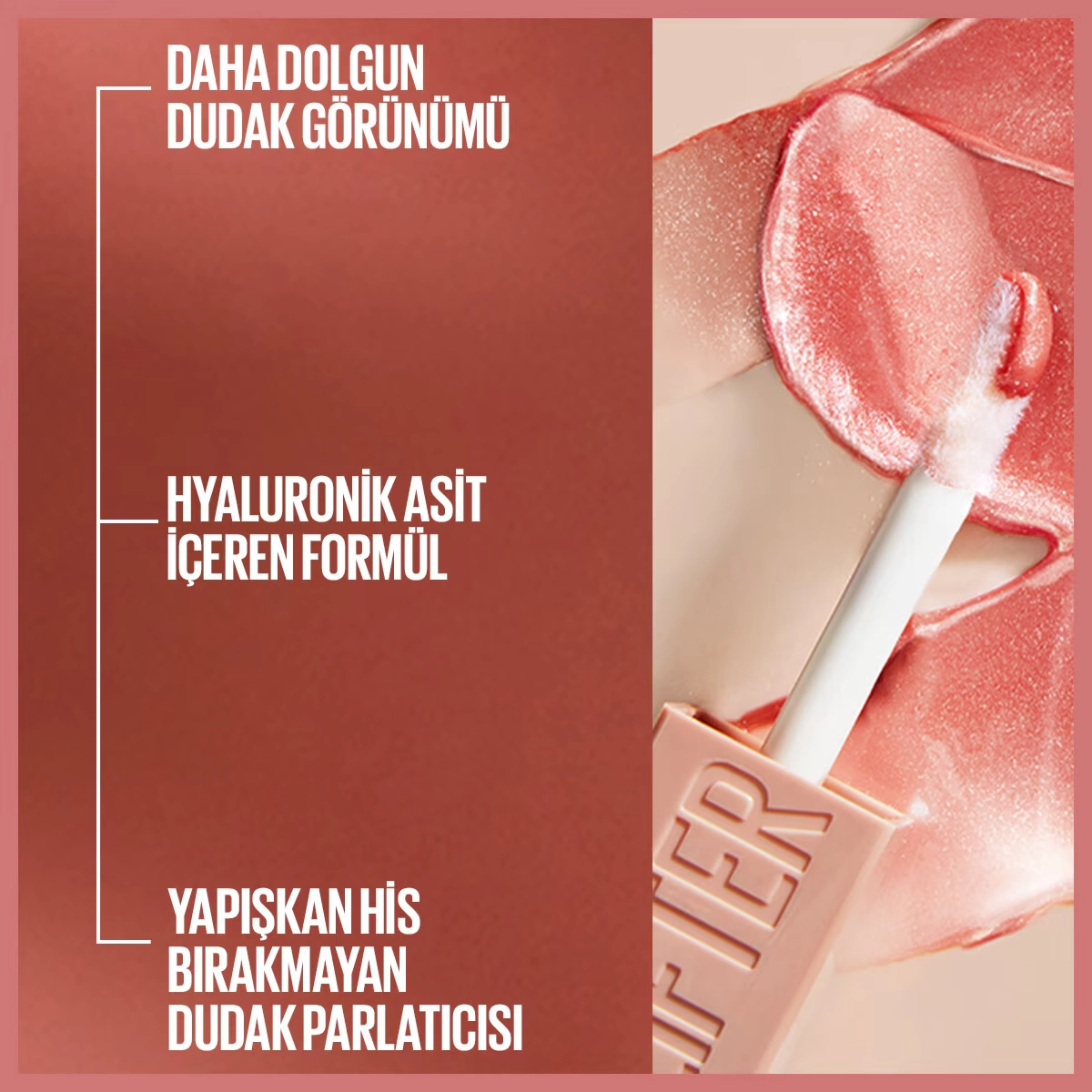 Maybelline New York, Lifter Gloss Nemlendirici Dudak Parlatıcısı - 001 Pearl
