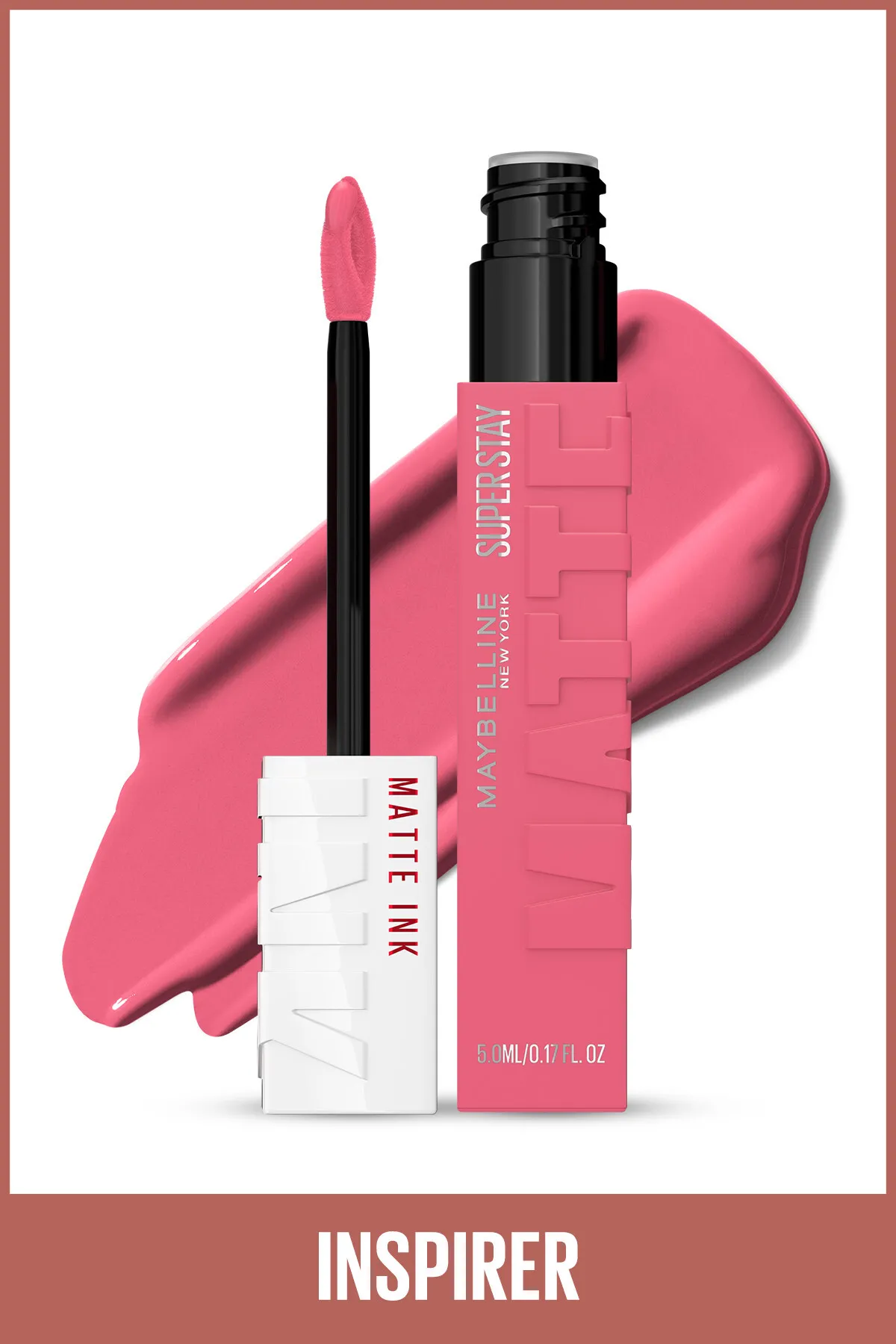 Maybelline New York, Super Stay Matte Ink Unnude, Likit Mat Ruj - 125 Inspirer