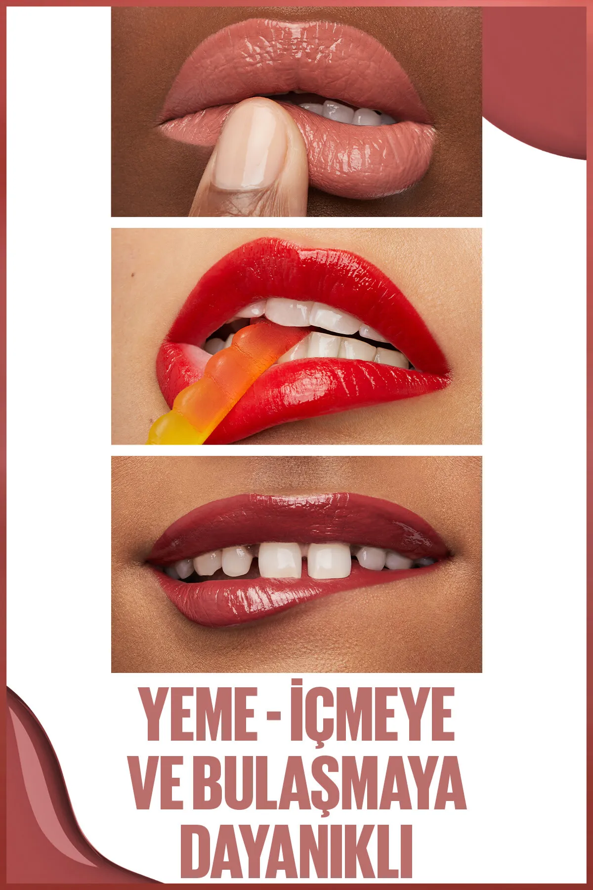 Maybelline New York, Super Stay Vinyl Ink, Likit Parlak Ruj - 130 Extra