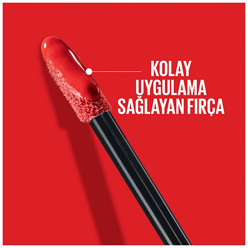 Maybelline New York, Super Stay Vinyl Ink, Likit Parlak Ruj - 15 Peachy