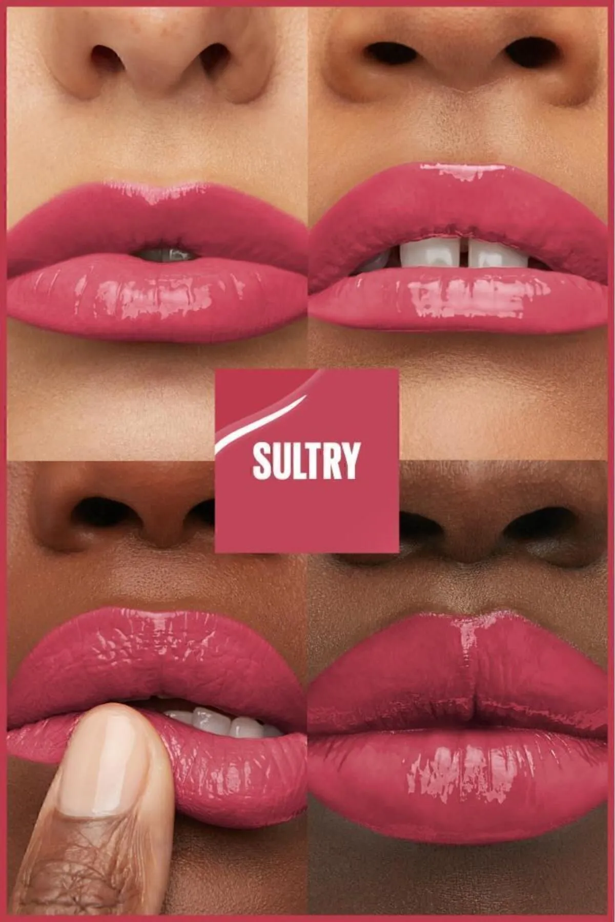 Maybelline New York, Super Stay Vinyl Ink, Likit Parlak Ruj - 160 Sultry
