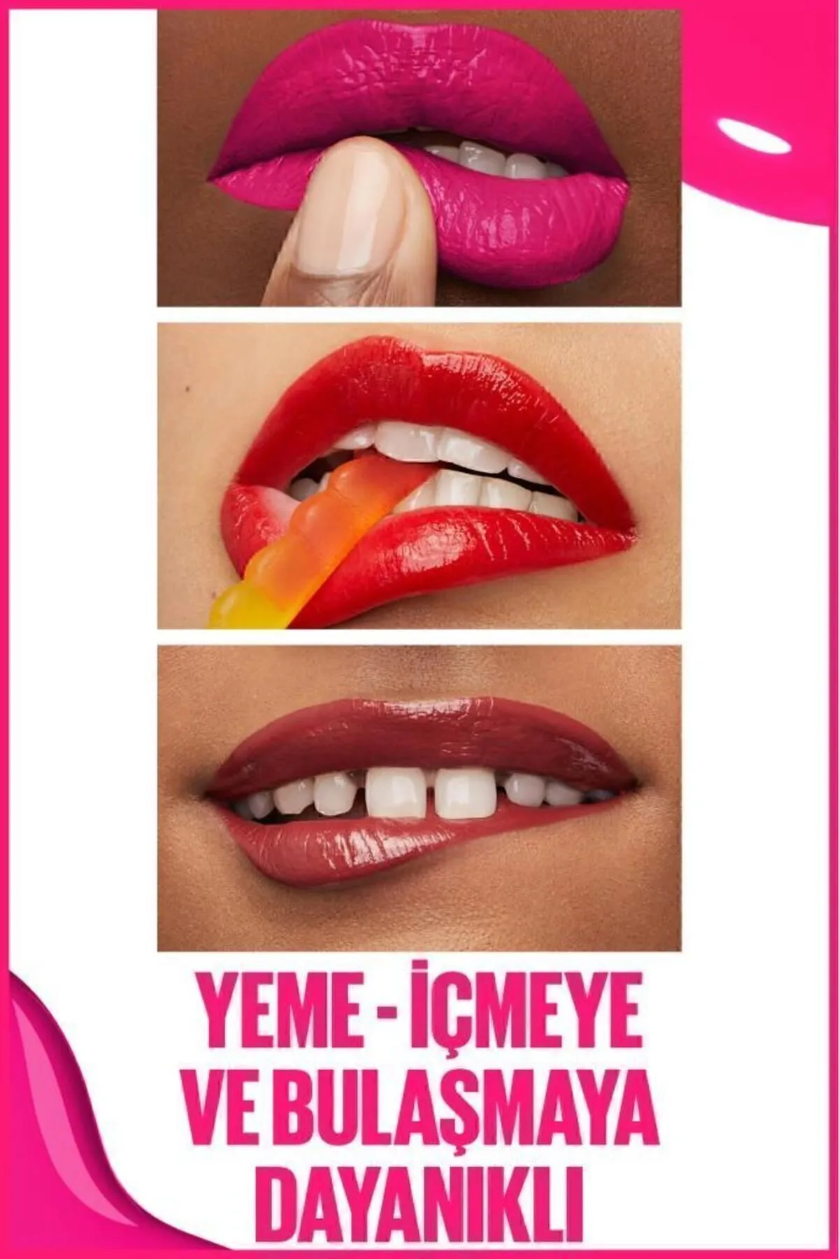 Maybelline New York, Super Stay Vinyl Ink, Likit Parlak Ruj - 160 Sultry