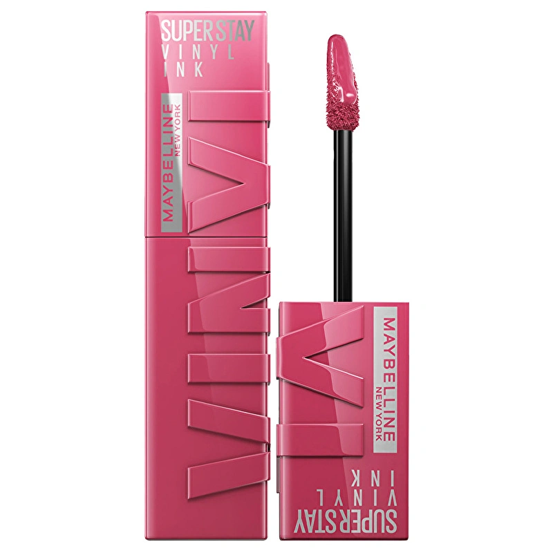 Maybelline New York, Super Stay Vinyl Ink, Likit Parlak Ruj - 20 Coy