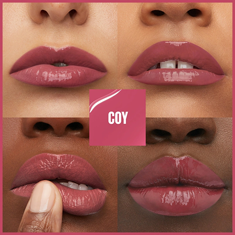 Maybelline New York, Super Stay Vinyl Ink, Likit Parlak Ruj - 20 Coy