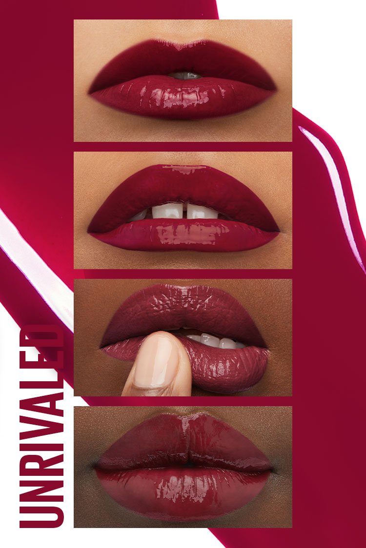 Maybelline New York, Super Stay Vinyl Ink, Likit Parlak Ruj - 30 Unrivaled